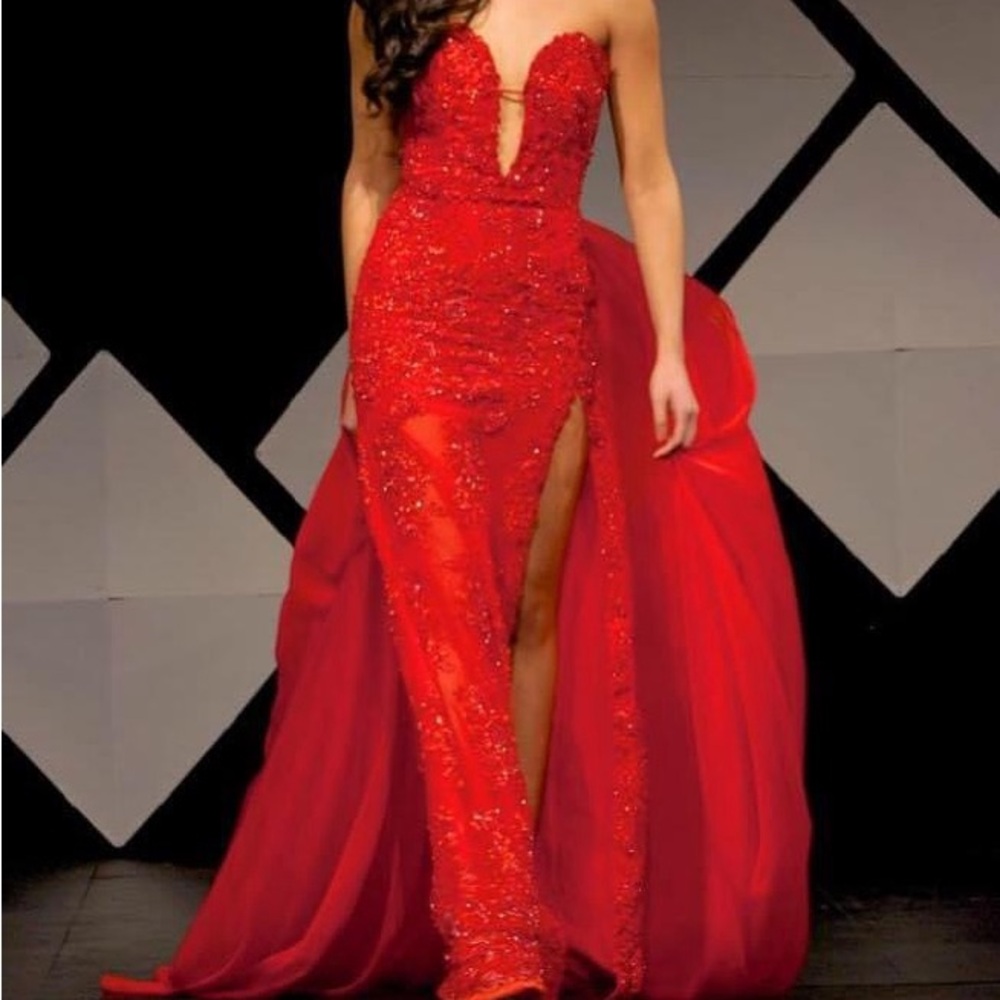 Red Pageant Gown